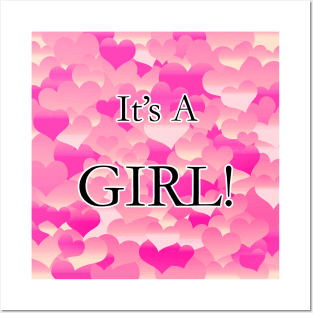 It's A Girl! Posters and Art